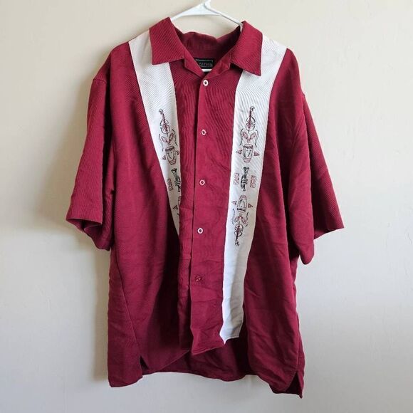 Cezani Musical Button Down Shirt - Picture 1 of 8